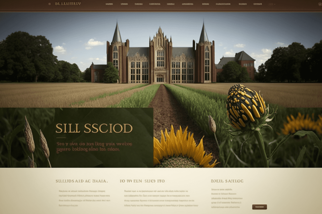 Example of Higher Education Marketing Website.